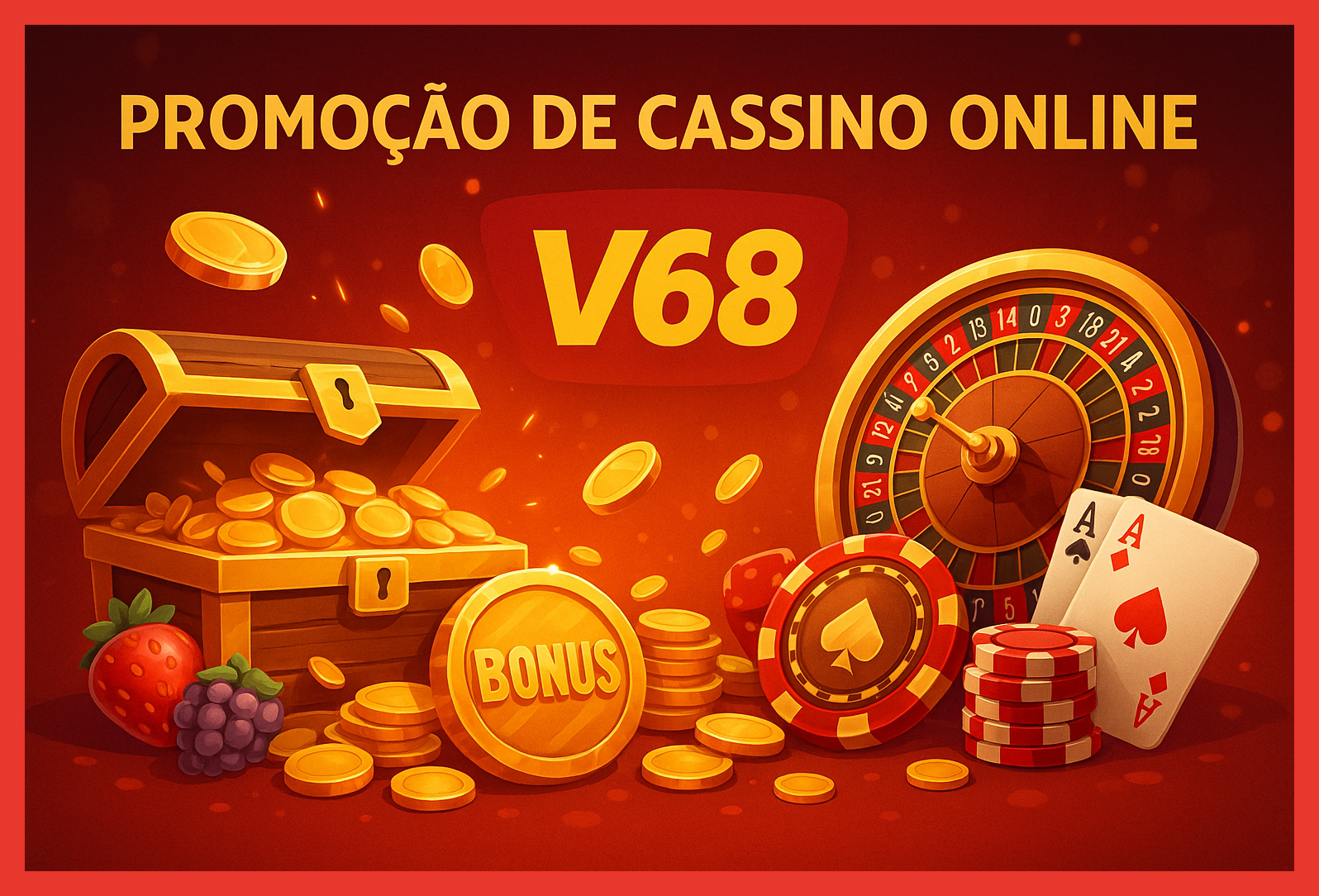 O bônus promocional V68 é uma ótima maneira de começar sua aventura