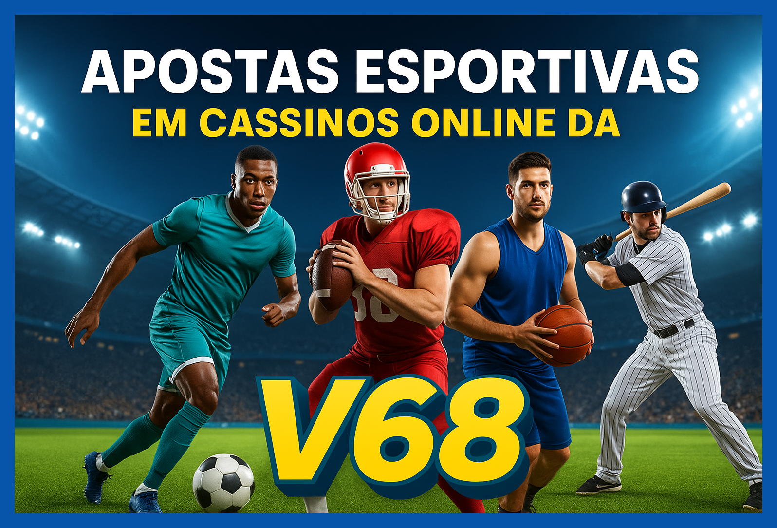 Apostas esportivas no cassino online V68