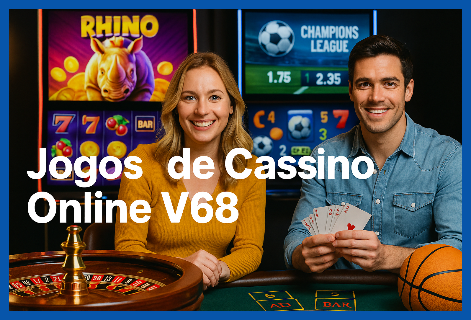 Jogos de cassino online inovadores e emocionantes na V68