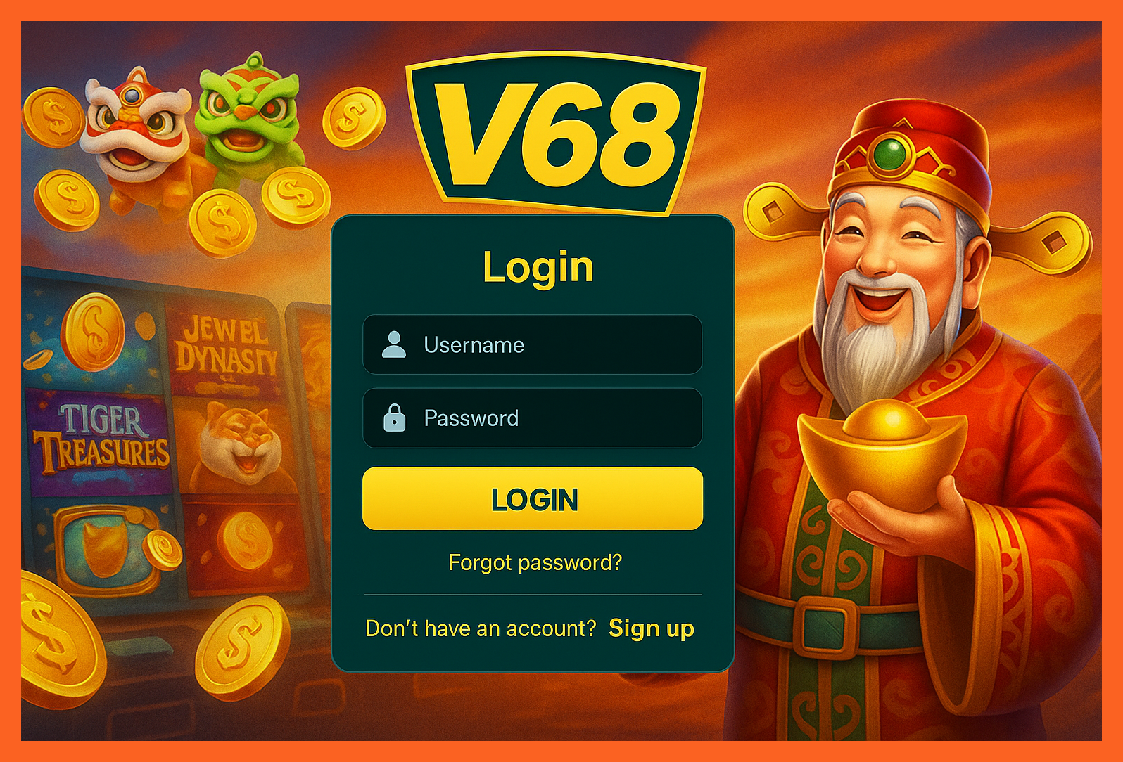 Não Perca tempo, o rRgistro na site V68