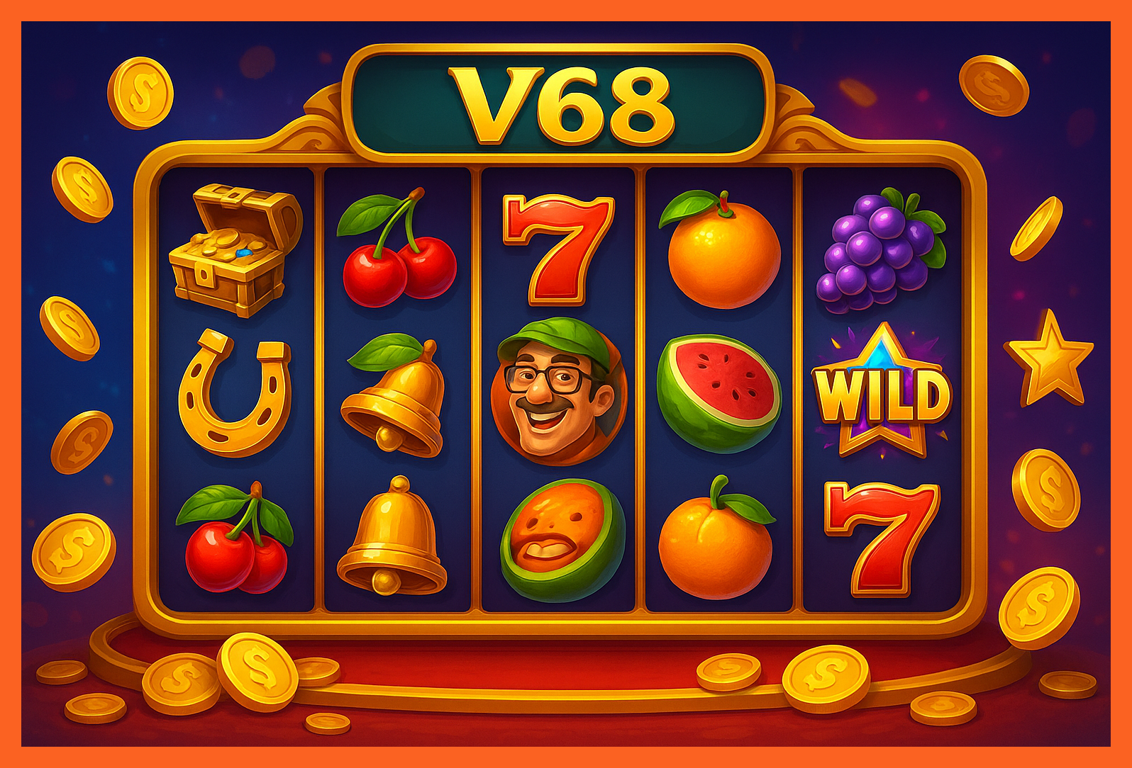 Explore o mundo das slot machines no V68 Casino